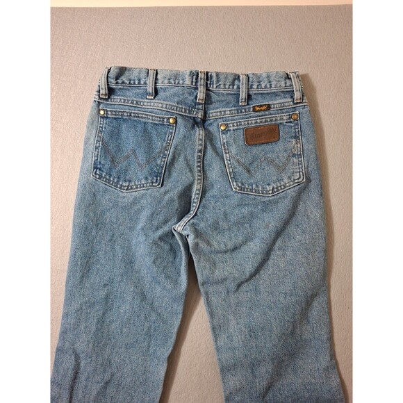 Wrangler Cowboy Cut Men’s Jeans 30x34 Slim Fit Blue Denim 36MWZ Stretch Western - Picture 12 of 13